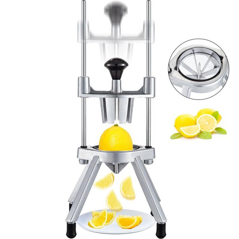 VEVOR Lemon Wedge Slicer Chopper - Commercial-Grade 4/6/8-Section Wedger for Limes, Fruits, and Vegetables